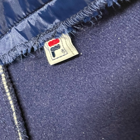 Vintage 80's Fila Ski Snowboarding Stirrup Pants Blue Size 12 - Picture 6 of 10